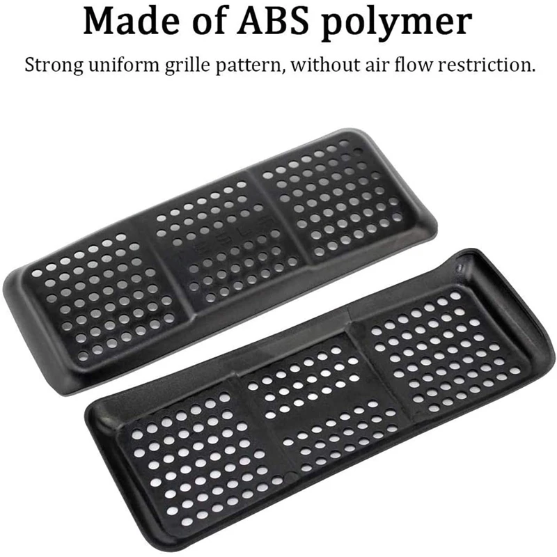 

for Tesla Model 3 Rear Seat Air Vent Cover Grille Air Conditioner Vent Protector Under Front Seat (2 PCS)