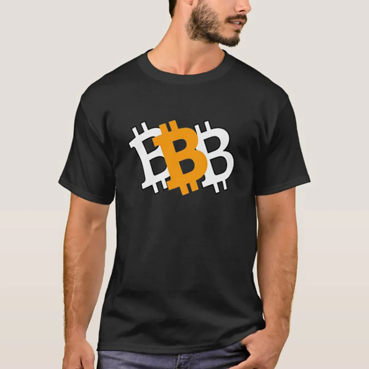 

Bitcoin Logo Symbol Design Icon Men T Shirts Novelty Tee Shirt Short Sleeve O Neck T-Shirt Pure 2021 New Arrival Clothing