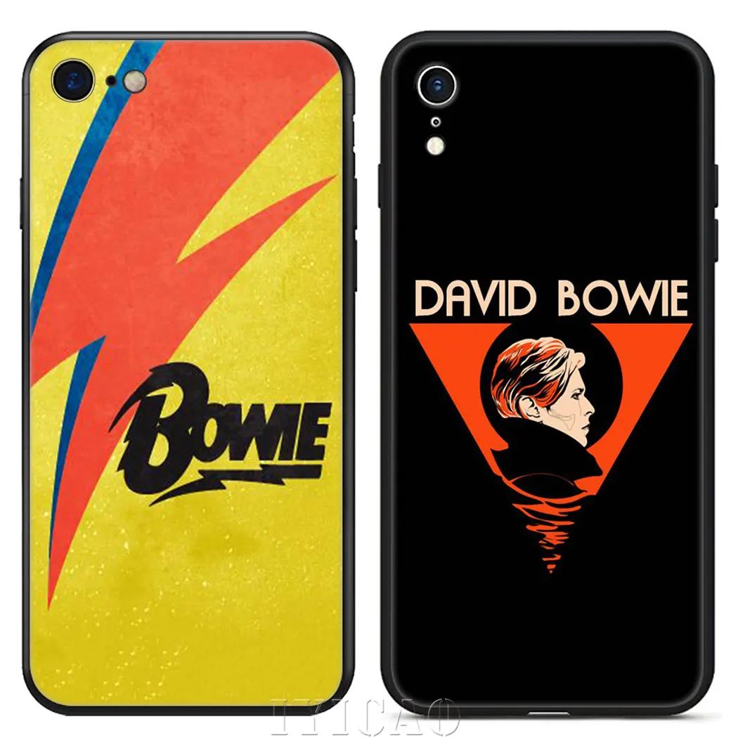 Крутой Мягкий силиконовый чехол David Bowie для телефона iPhone 11 Pro Max XR X XS 6 6S 7 8 Plus 5 5S SE