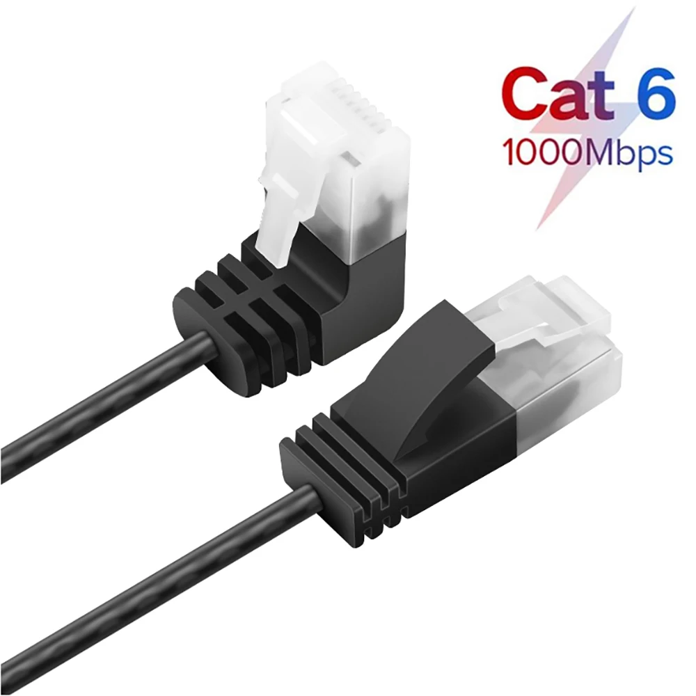 5pcs/lot Ultra Slim Cat6 Ethernet Cable RJ45 Lan Cable UTP Network Cable for Cat6 Compatible Patch Cord for Modem Router Cable