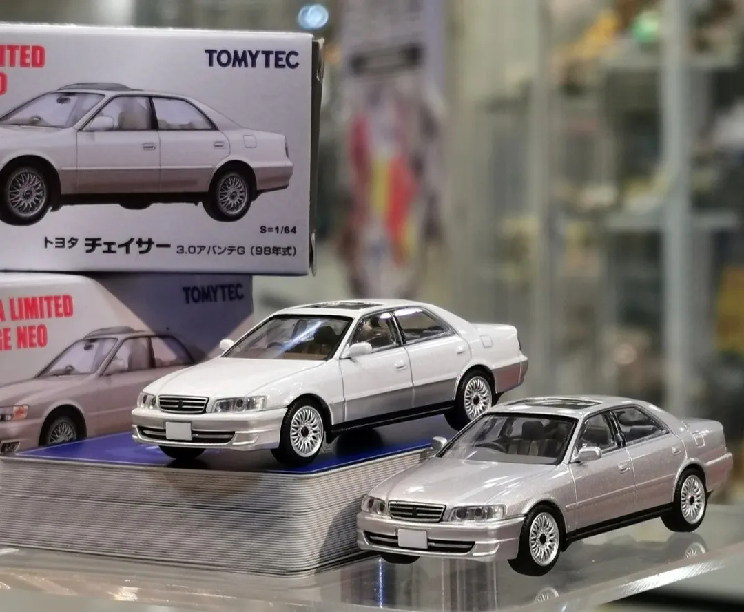 2021-8 TOMYTEC 1:64 TLV LV-N241a/b/Toyota Chaser edición de coleccionista de Metal de juguete en miniatura moldeado a presión regalo