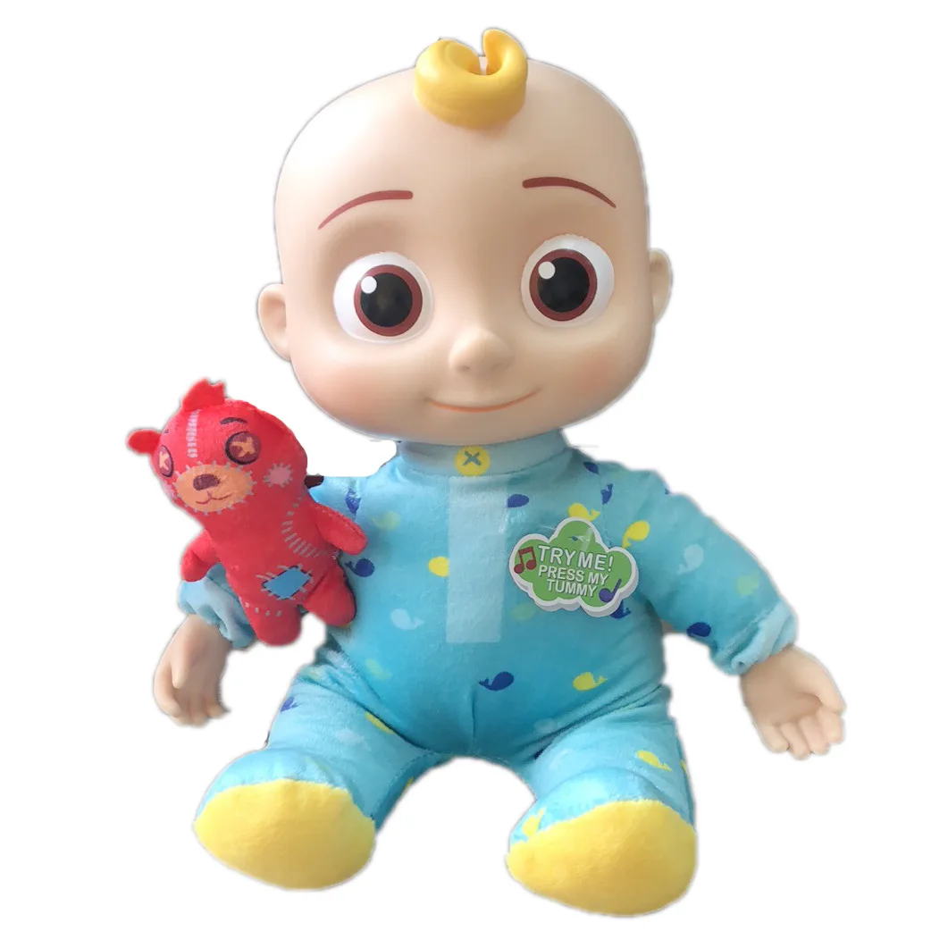 

The New Cocomelon Plush Doll Sing Music Box with Seven Kinds of Music JoJo Doll Children's Toys Child Companion Doll