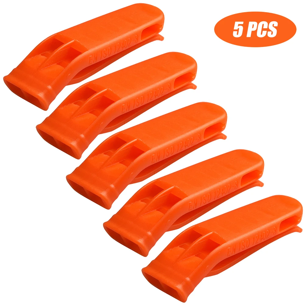 

1-10Pcs Sport Match Dual Band Whistle PP Plastic Outdoor Camping Survival Loud Whistle Portable Sport Referee Lifeguard Whistles