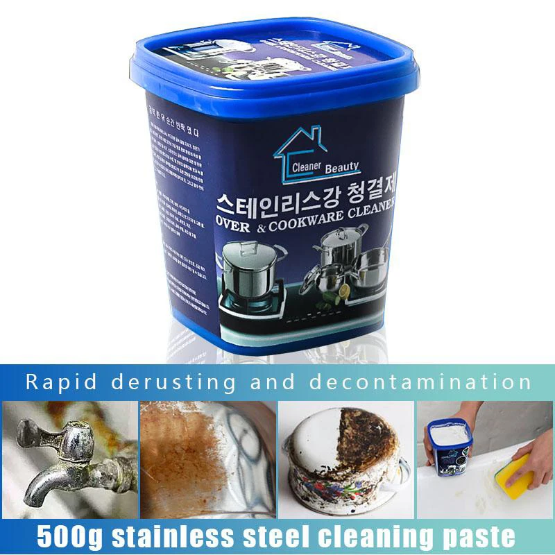 

Magical Stainless Steel Cookware Kitchen Cleaner Strong Detergent Cream In Stock