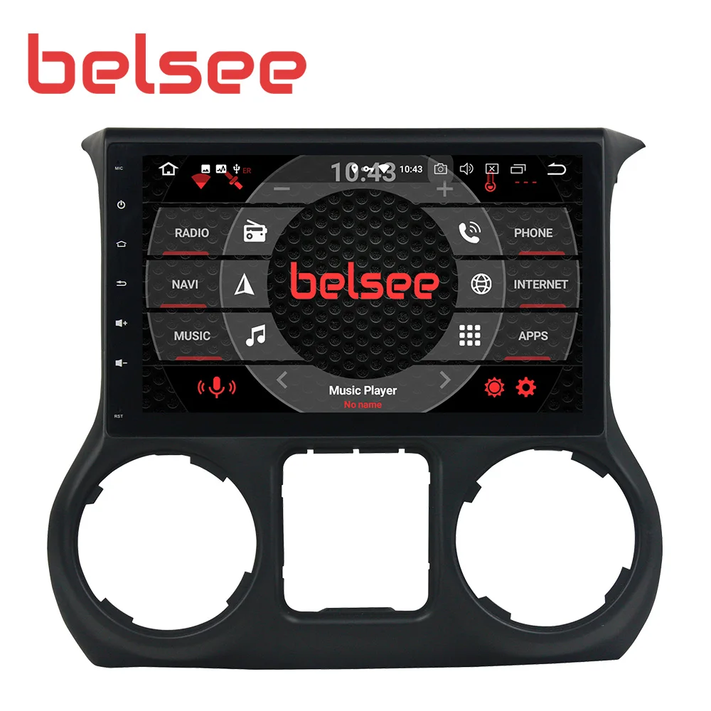 Belsee 10," PX6 Android 9,0 8 ядерный 4 Гб 64 Гб стерео головное устройство автомобильное радио gps Bluetooth Авторадио для Jeep Wrangler JK 2011