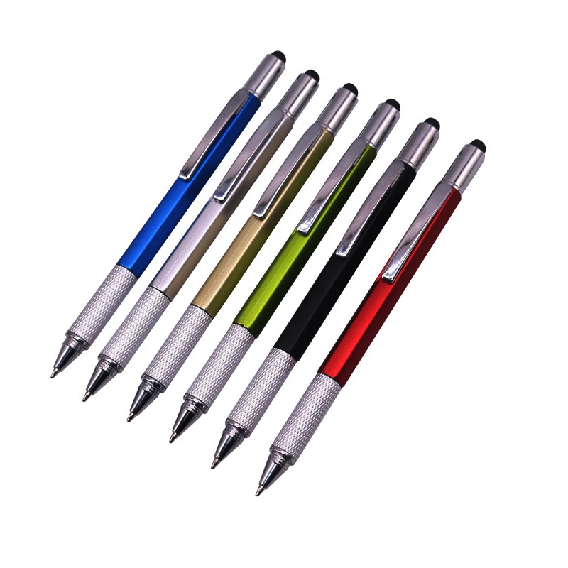 100 шт. многофункциональная пластиковая шариковая ручка с голубыми чернилами |