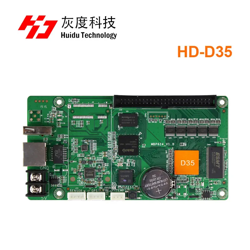 Huidu HD D35 заменить D30 асинхронный lintel led экран WI FI контрольная карта для двери