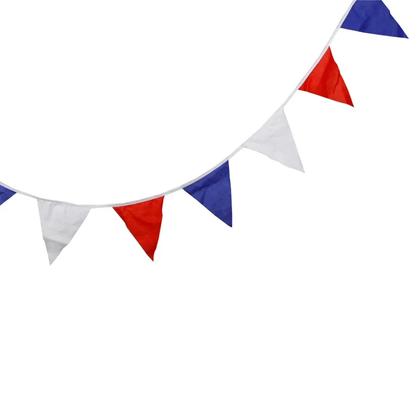 1 шт. декоративный трехцветный хлопковый флаг для детского дня рождения|Флажки
