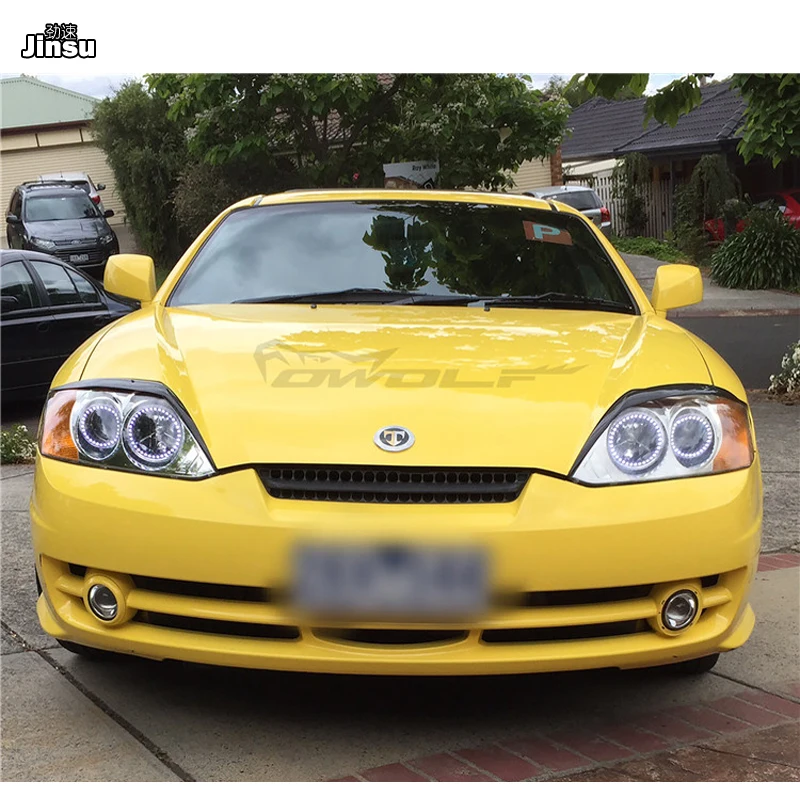 Спортивная стильная декоративная наклейка для передней фары из углеродного