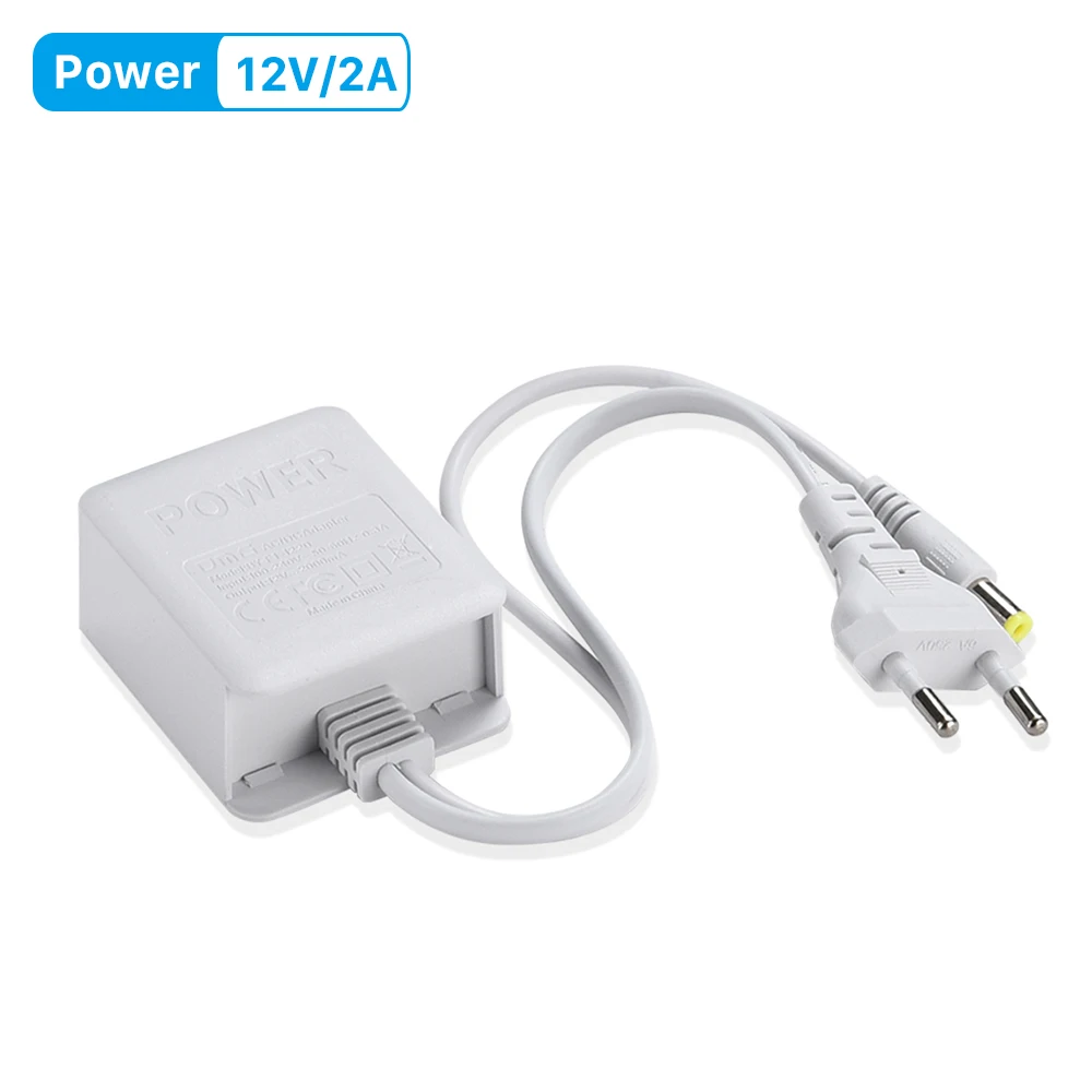 

DC 12V 2A Power Supply For PTZ Camera Transformer AC 110V-230V to DC 12V For PTZ WiFi IP Camera 12V 2A EU/US Power Plug