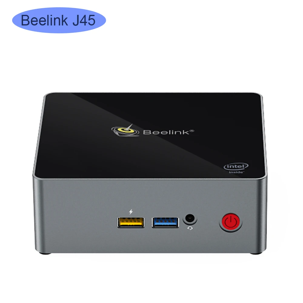 Beelink J45 win 10 мини-ПК intel J4205 2 6 ГГц 8 ГБ DDR3 128 Гб SSD windows компьютер linux NUC тонкий клиент USB