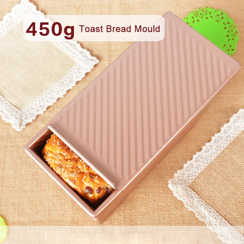 Антипригарный Чехол-коробка для выпечки хлеба с крышкой из алюминиевого сплава