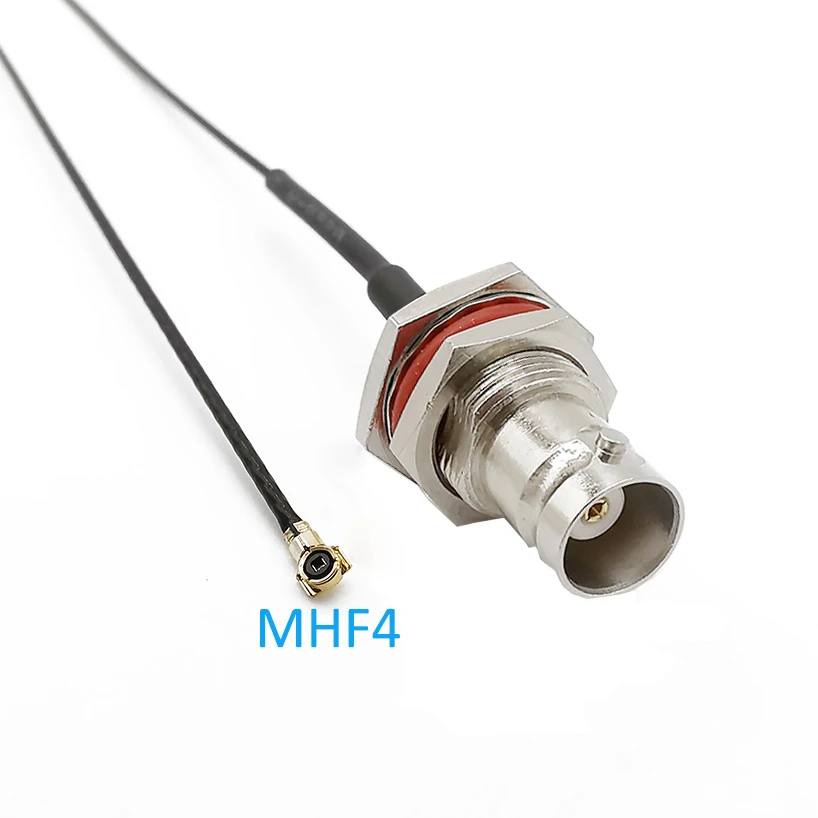 MHF4 к BNC Female IPEX U.FL IPX MHFIV к разъему BNC для Mini PCI 0,81 мм для 7260NGW 8260NGW M2 карты Intel WIFI Беспроводная плата