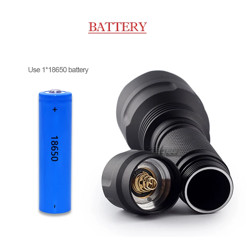 Тактический светильник 5 режимов 8000 Люмен охотничий фонарик светодиодный фонарь