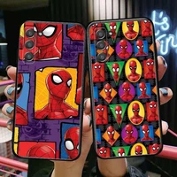 spiderman comic phone cover hull for samsung galaxy s6 s7 s8 s9 s10e s20 s21 s5 s30 plus s20 fe 5g lite ultra edge