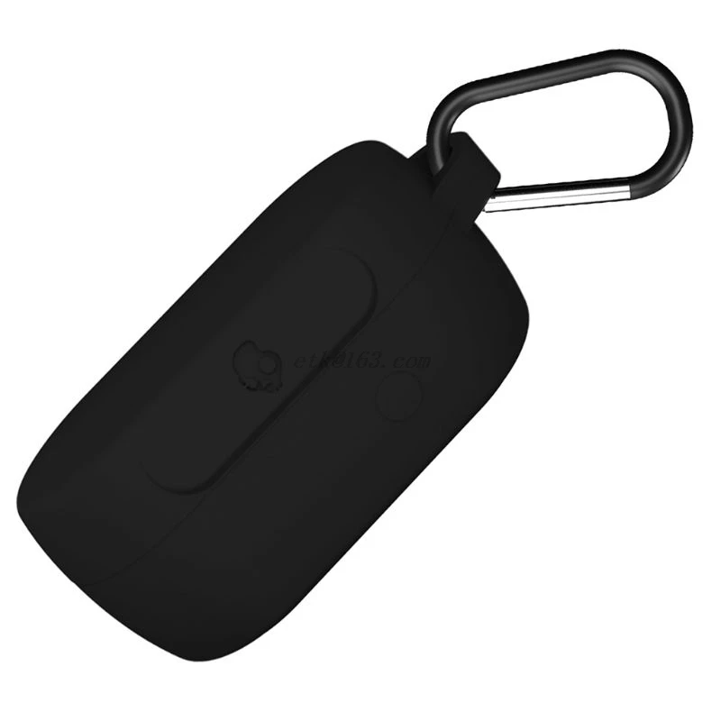 Мягкий силиконовый чехол для наушников защитный с карабином беспроводных