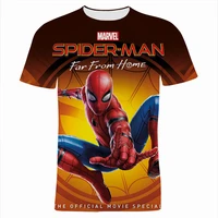fashion summer t shirt for men marvel spider man 3d print streetwear women tee shirts short sleeve oversized children t shirts