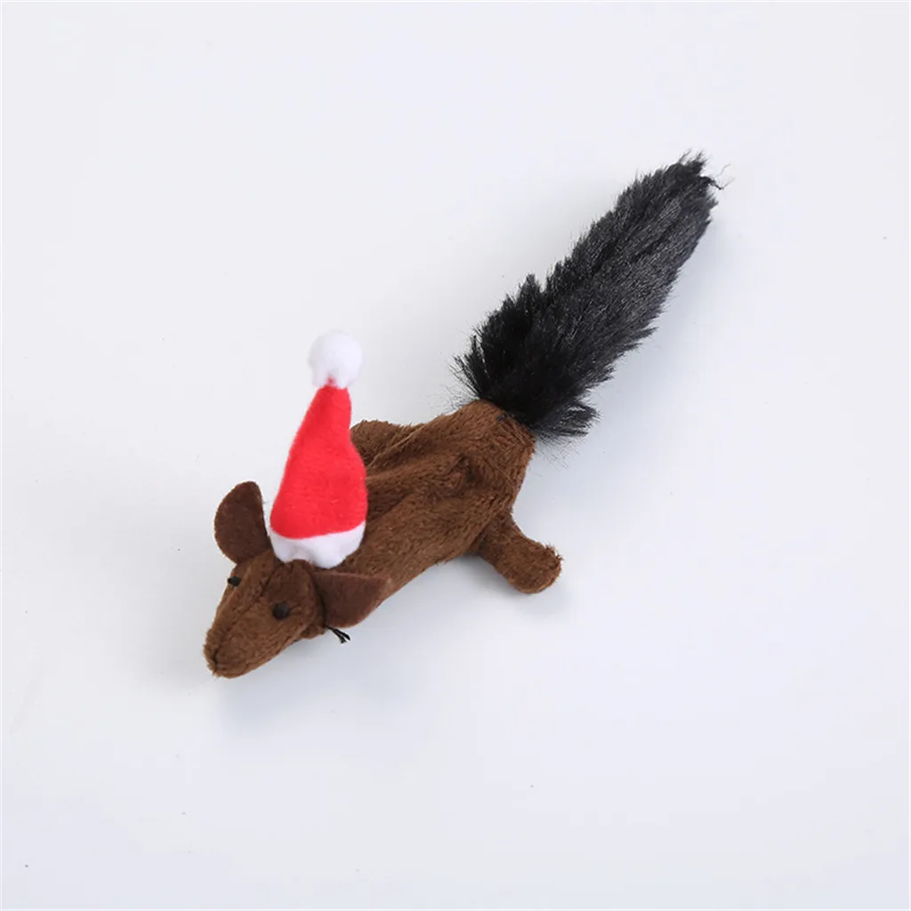 Transer 2 шт./упак. кошка игрушка имитация на Рождество Мышь Кот мягкая плюшевая