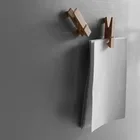 Деревянный магнит на холодильник, декоративная магнитная доска красного, синего, желтого цветов, 35 мм, 45 мм