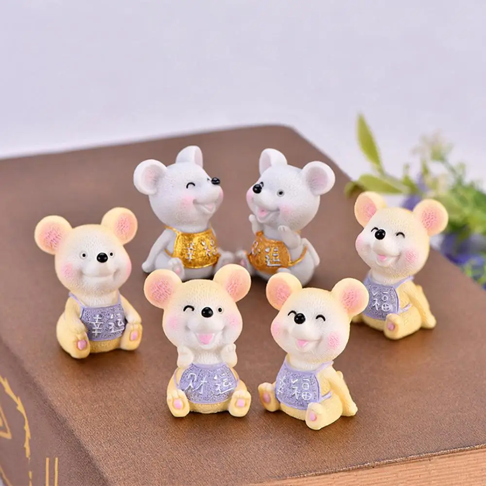 Китайский новый год счастливые деньги Фортуна мультфильм мышь фигурка сделай