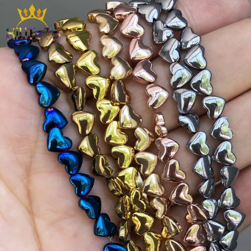 Бусины Из Гематита в форме сердца 5 х6 мм | Украшения и аксессуары