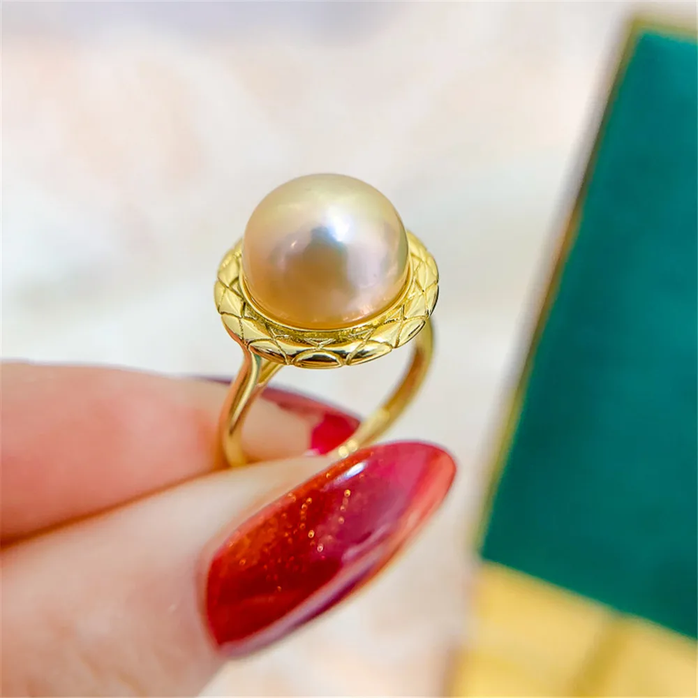 

925 silver fine jewelry accessories wholesale diy handmade unique semi mount ring settings pearl jewelry making for women