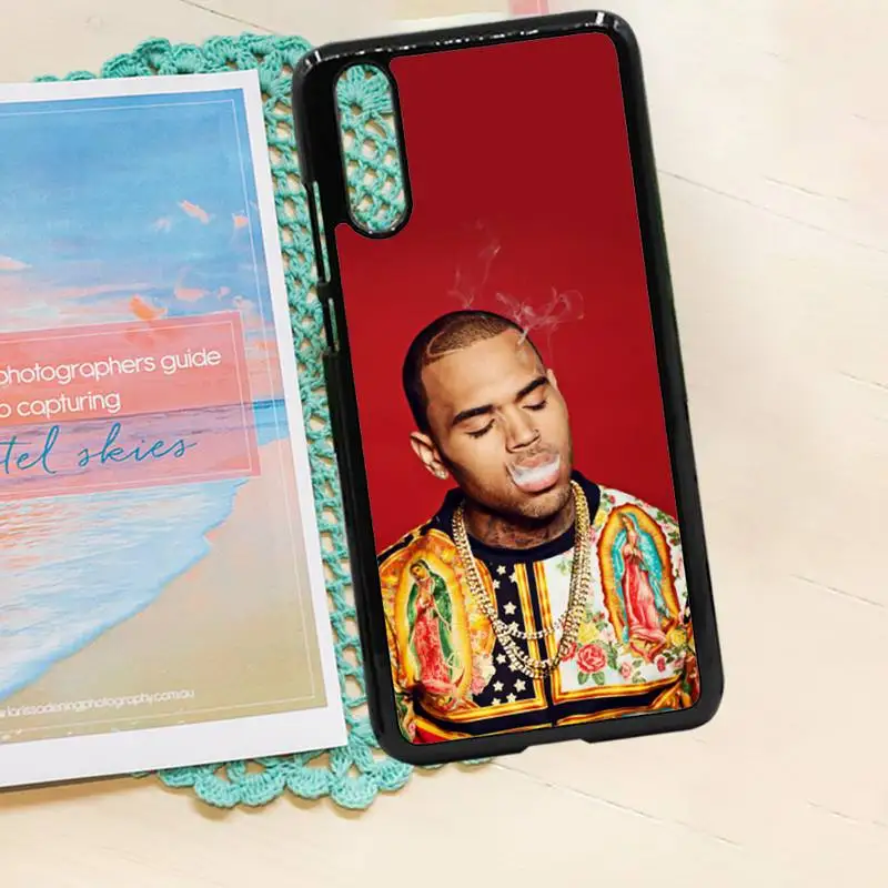 

chris brown rapper singer Phone Case PC for iPhone 11 12 pro XS MAX 8 7 6 6S Plus X 5S SE 2020 XR