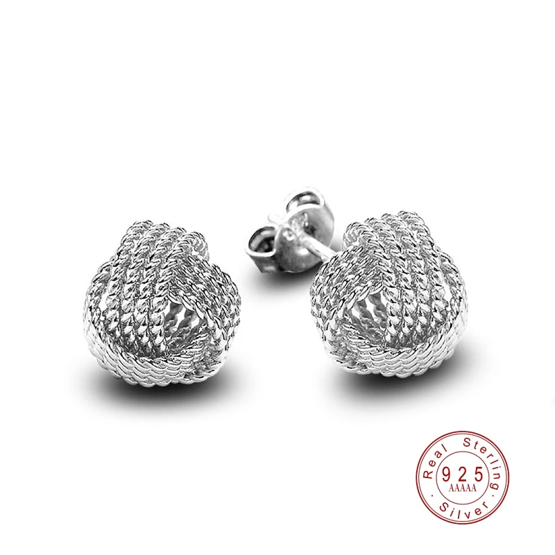 Лидер продаж серебряные блестящие Кристальные серьги гвоздики круглой формы для