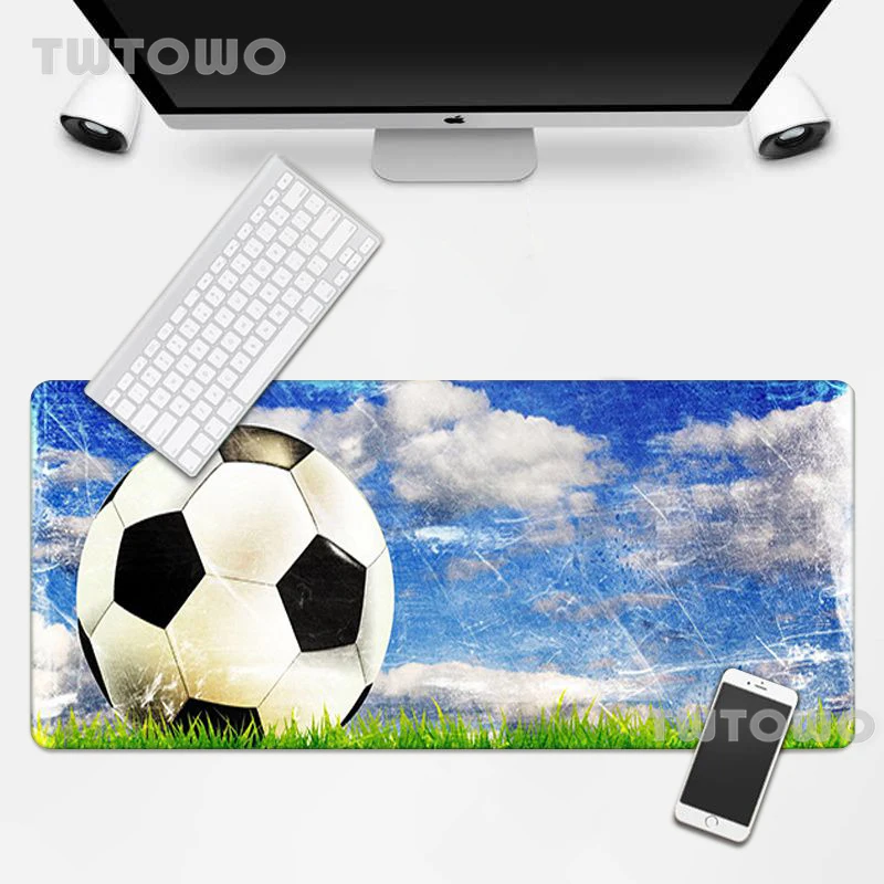 

Football Mouse Pad Large Custom Desk Mat MousePad MousePads Keyboard Pad Table Mat Mouse Mat Anti-slip Soft Mouse Pad Office