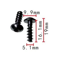 20 x hexagonal round plate screw self tapping screw n10442003 for vw audi seat