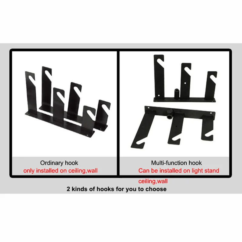 Держатель для фона фотографии 3-роликовый настенный кронштейн ручная система