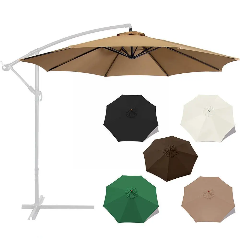 Водонепроницаемый тканевый зонт для улицы 3 метра садовый с консолью банановый