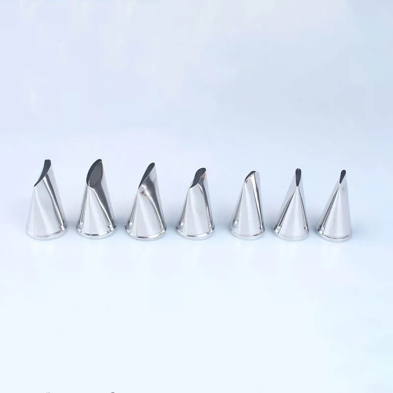 Кухонные гаджеты из нержавеющей стали Sugarcraft Аксессуары для выпечки насадки для выдавливания крема в виде роз 7 шт. инструменты для украшения помады кремовая глазурь трубопровод