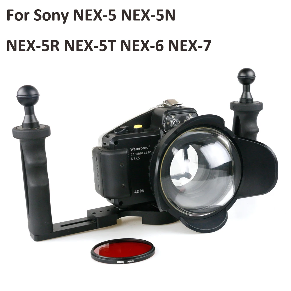 Водонепроницаемый для подводного плавания Корпус Камера Дайвинг чехол Sony NEX5 NEX 5