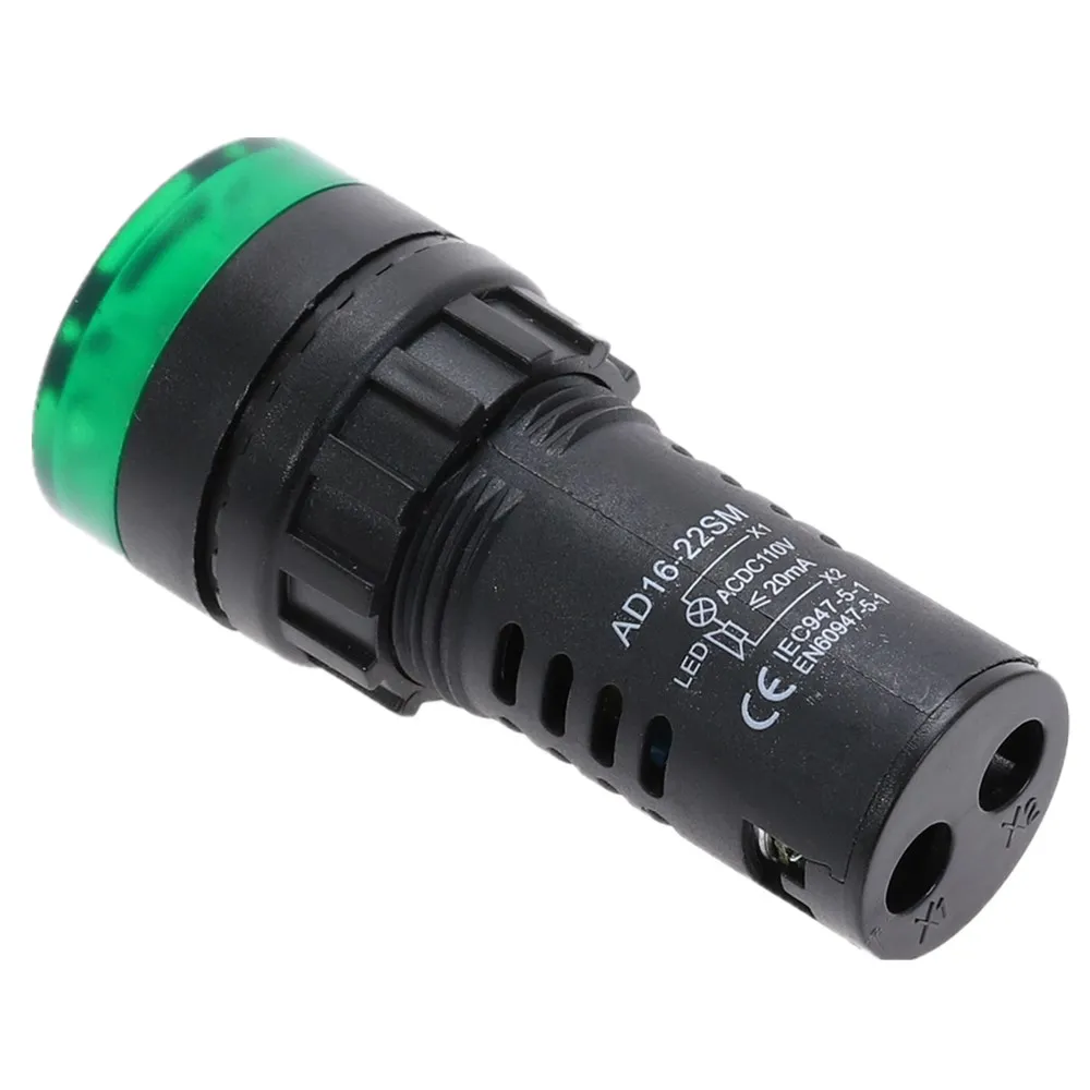 Светодиодный активный зуммер индикатор для вспышки красный зеленый желтый 22 мм 12