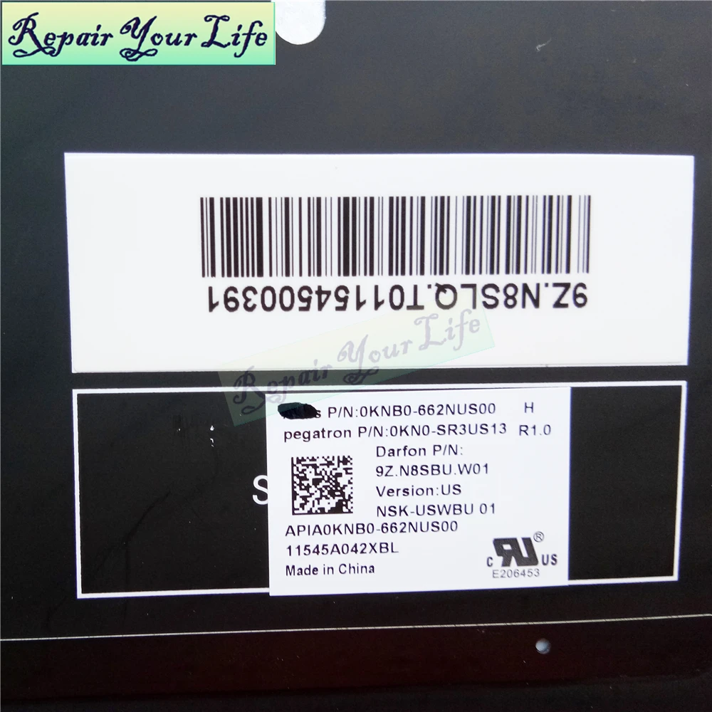 Клавиатура с подсветкой для ноутбука ASUS ZenBook Flip UX560 Q552 Q524 N592 Q504 UX560UQ UX английская