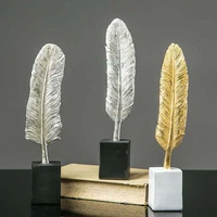 vintage imitation feather miniature model home decoration accessories study room office display ornaments bookcase decorations