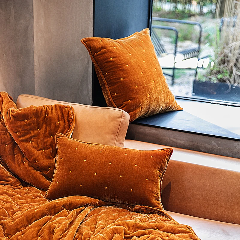 

DUNXDECO бархатный чехол для подушки 28x48/48x48 см