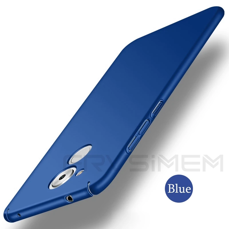 Синий Чехол из твердого поликарбоната для huawei Honor 6C Pro 6A 6X7X8 Lite 9 10 10i 20 Pro 9X8 S 8X 8A 8C 7A 7C фотоаппаратов моментальной печати 7S чехол для всего тела матовый чехол для телефона чехол s - Цвет: Синий