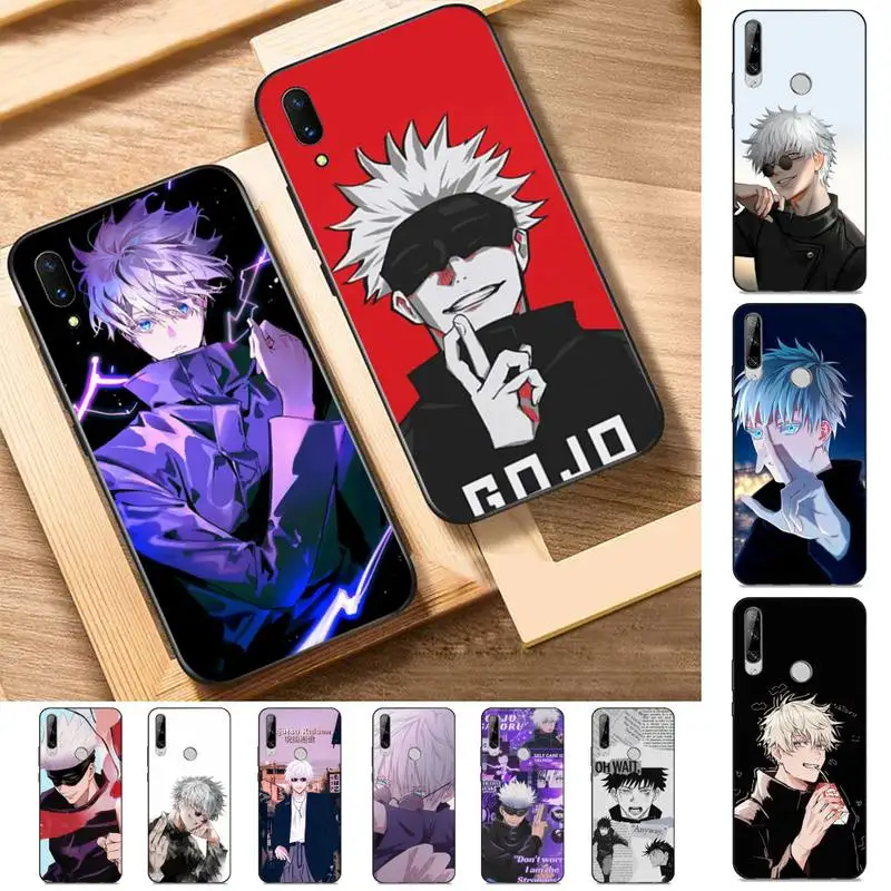 

Anime Jujutsu Kaisen Gojo Satoru Phone Case for Huawei Y 6 9 7 5 8s prime 2019 2018 enjoy 7 plus