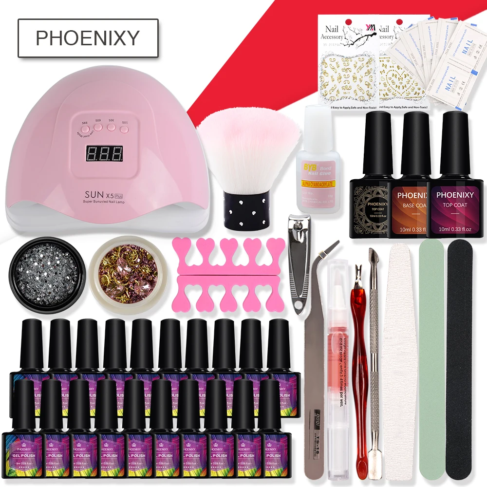 Маникюрный набор 80 Вт Светодиодный светильник Сушилка с гелем для ногтей ухода