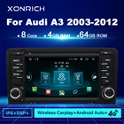 Автомагнитола для Audi A3 2003-2011 RS3 Sportback GPS 7 