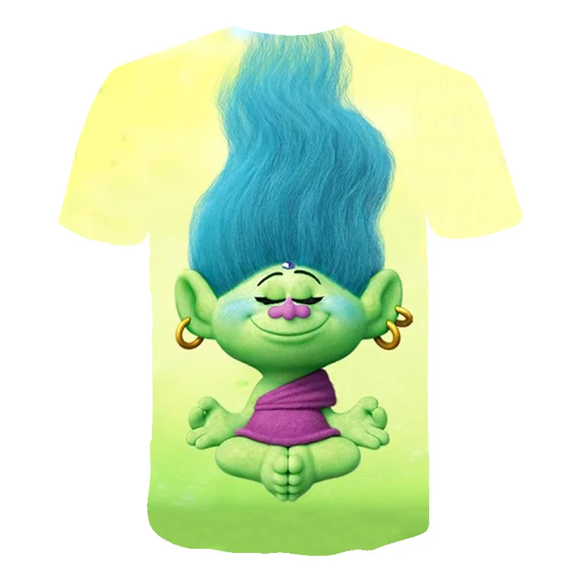 

2021 Summer Boys 3D print Anime T Shirt Elves Cartoon Casual Children Clothes Boys Girls Fashion O-Neck T Shirt Casual Tops