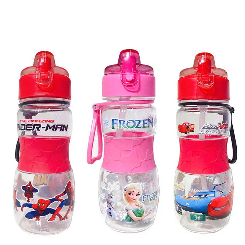 Disney Kids Water Sippy Cup Creative Cartoon Frozen Cars Bab