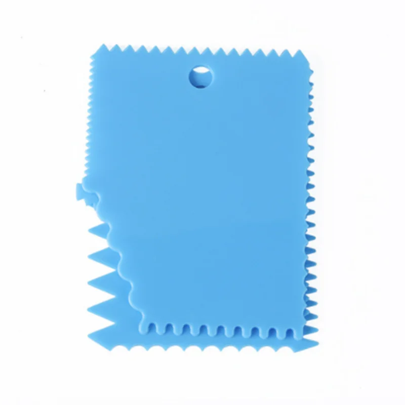 Портативный скребок для крема 3 шт./лот с неровными зубцами сделай сам украшения