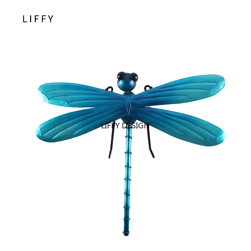 

Metal Dragonfly Fairy Wall Decoration for Garden Decoration Outdoor Accessories Sculpture in Miniature Garden Statues