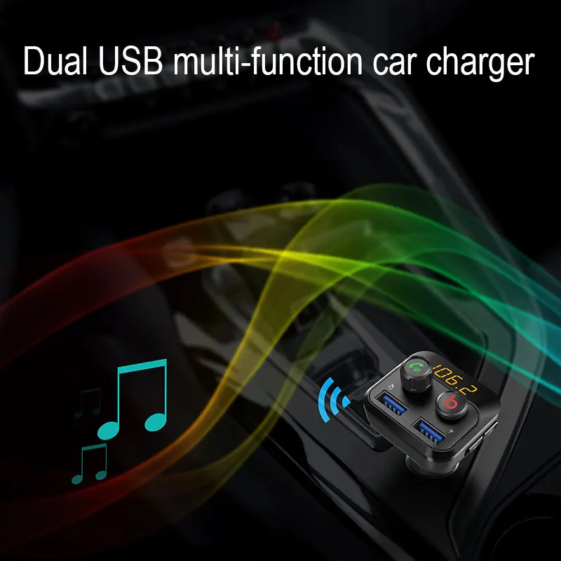 Vehemo FM передатчик свободные руки бас Bluetooth автомобильный комплект зарядное