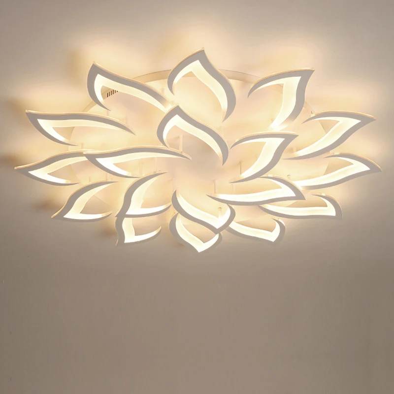 LED Chandelier Modern Ceiling chandeliers Lighting For Living Room Bedroom kitchen With Remote Control Lustre Light Fixtures