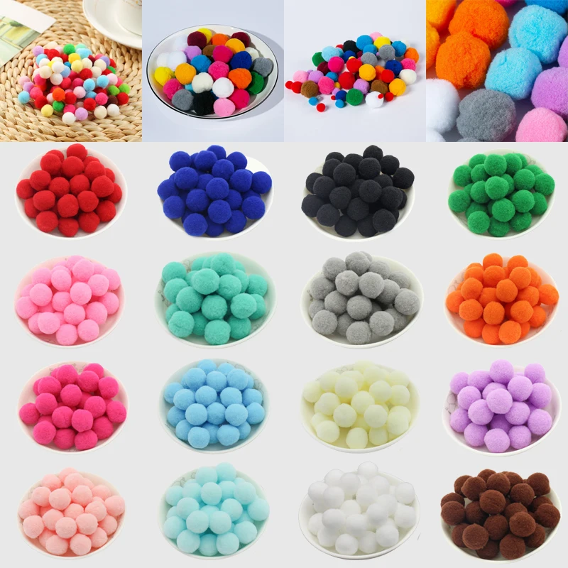 

Handmade DIY Plush Ball Mini Soft Furry Toy Ball Sewing Craft Supplies Creative Toys That Kid and Cat Like Decoration Accessorie