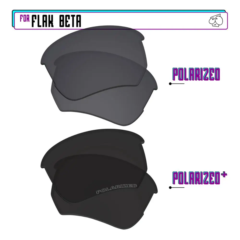

Поляризованные Сменные линзы EZReplace для солнечных очков Oakley Flak Beta-BlackP Plus-BlackIRP